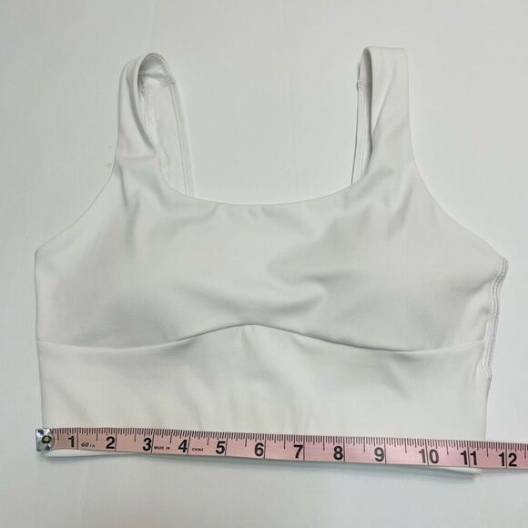 Gymshark Longline Sports Bra Medium Support White Size Small - Picture 4 of 8